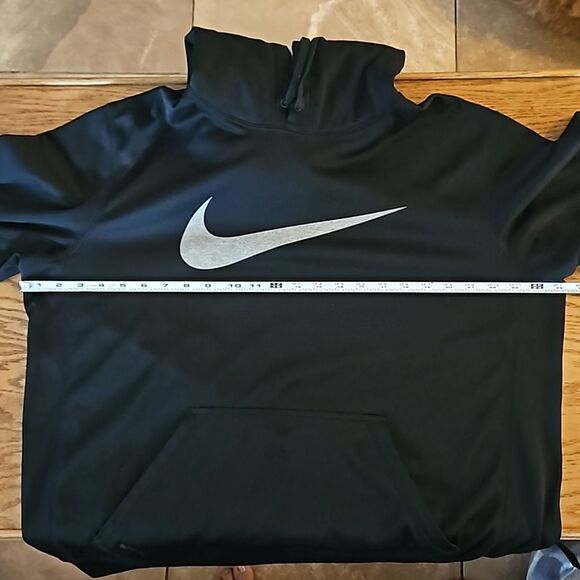Nike Therma-fit hooded sweatshirt hoodie - black & gray - Men's L - Picture 11 of 12